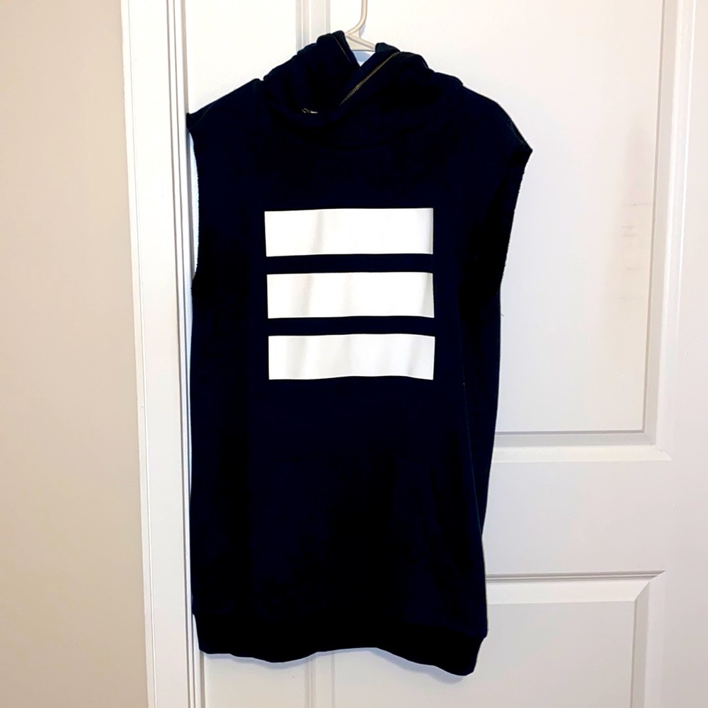 Adidas Berlin Hooded Sleeveless Sweatshirt Dress
